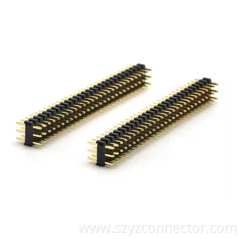 2.0mm Pitch Pin Header Three Rows Straight SQ0.5mm H2.0mm 328P (4)